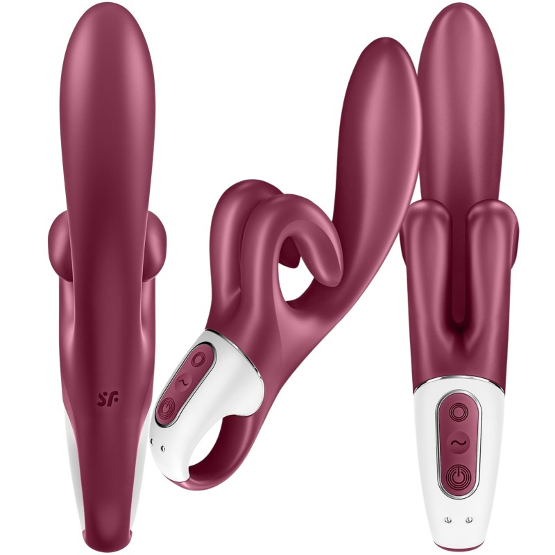 Wibrator króliczek Satisfyer Touch Me bordowy